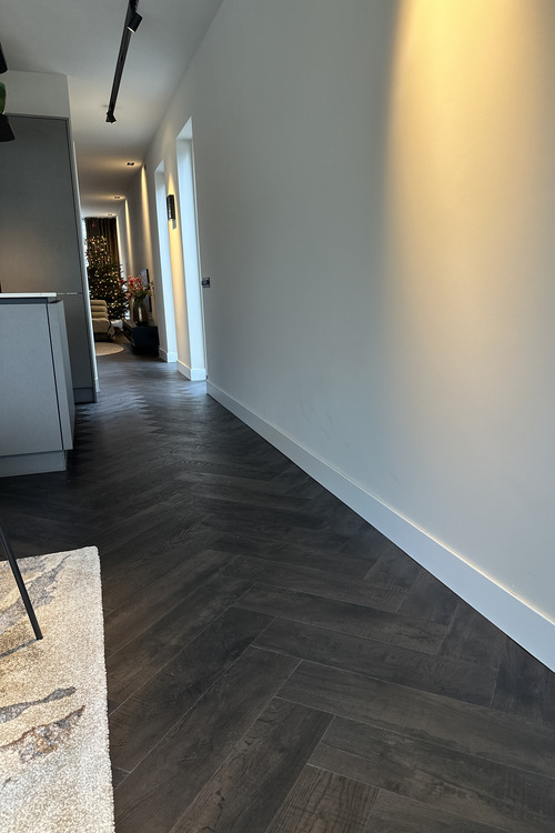 Visgraatvloer in Oosterhout